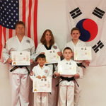 Chung Kim's Blackbelts April 2017